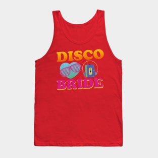 Disco bride bachelorette Tank Top